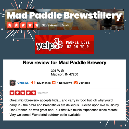 #madpaddle #madpaddlebrewery #madpaddlespirits #madpaddledistillery #pizzauncomm