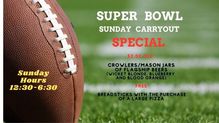 Don’t forget your Mad Paddle Crowlers for your Super bowl party!