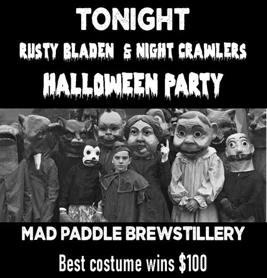 We can’t wait to see our friends in some great costumes. Doors open at 7pm. Show
