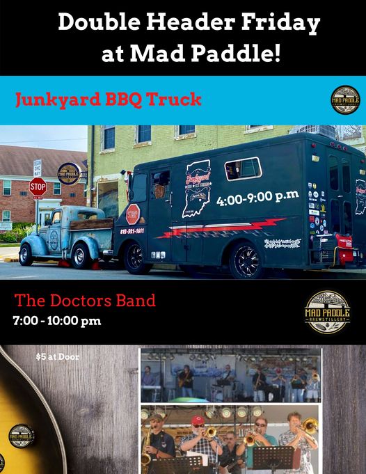 Tonight!DOUBLE HEADER: Great food and music this Friday!