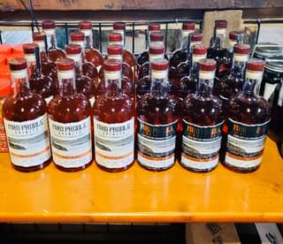 On sale Saturday at 12:30! BOURBON, single barrel, hand bottled.