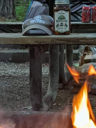 Nothing like Mad Paddle Brewstillery  CinnApple Fire Moonshine around a campfire