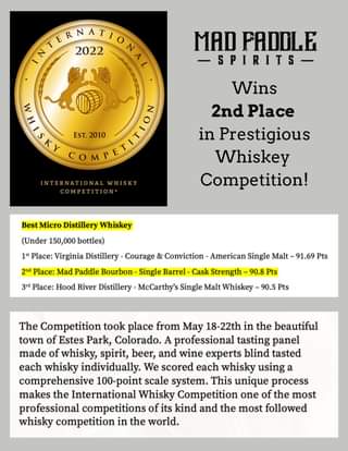 It appears that our Bourbon is considered pretty darn good!